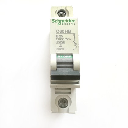 Schneider Electric C60HB 25846 B25 25A 25 Amp MCB Circuit Breaker Type B